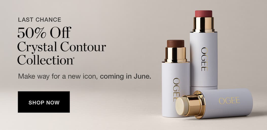 LAST CHANCE | 50% Off Crystal Contour Collection* | Make way for a new icon, coming in June.