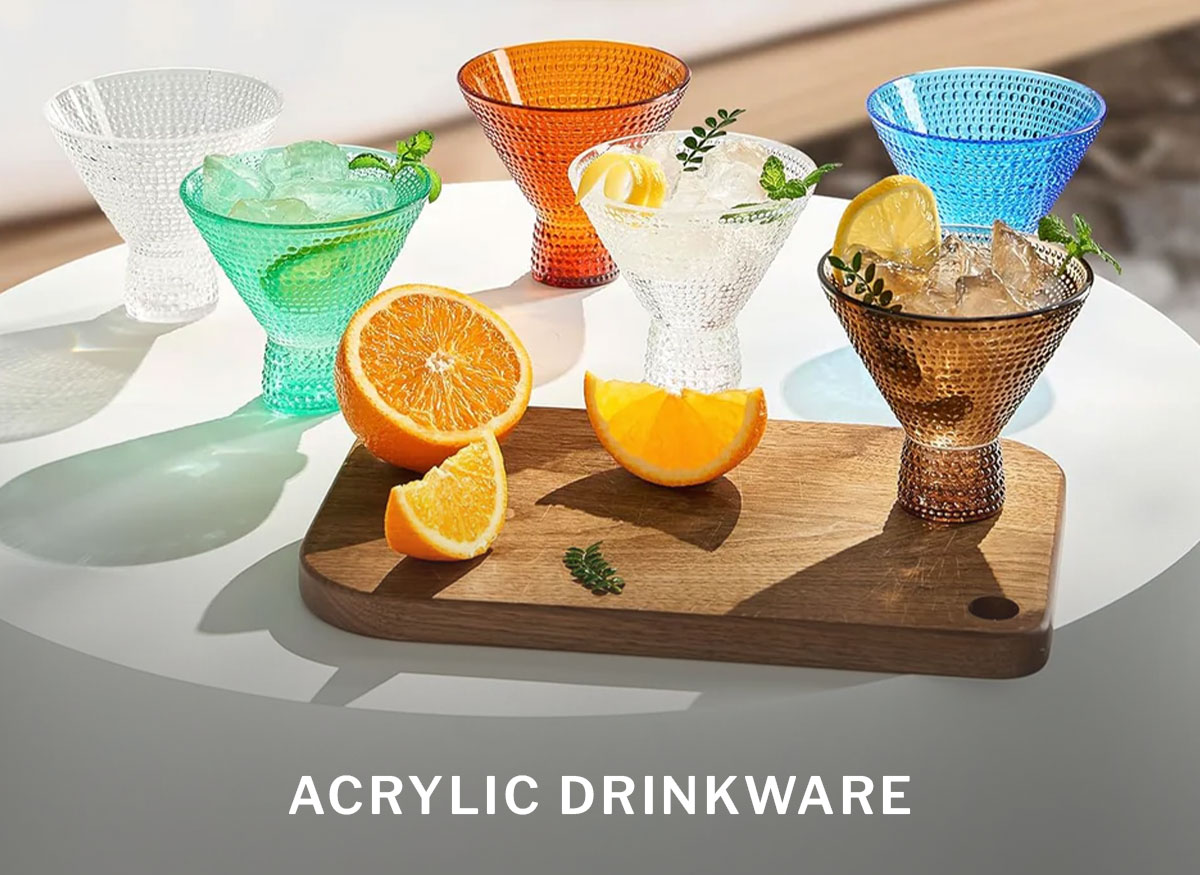 acrylic drinkware