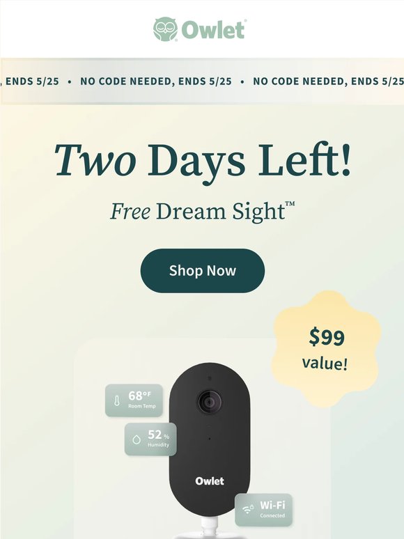 Two more days for this free gift! 👀