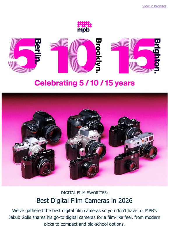Discover the Best Digital Film Cameras