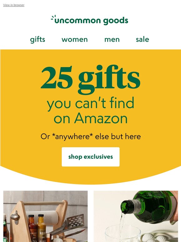 25 gifts you can't find on Amazon