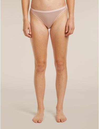 Women's Merino 150 Siren Thong - Pink quartz / M