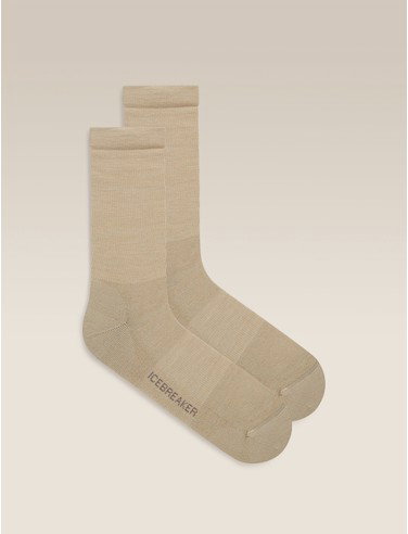 Men's Merino Lifestyle Light Crew Socks - Flagstone / M