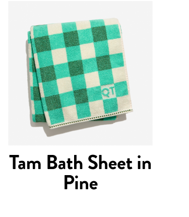 Tam Bath Sheet in Pine