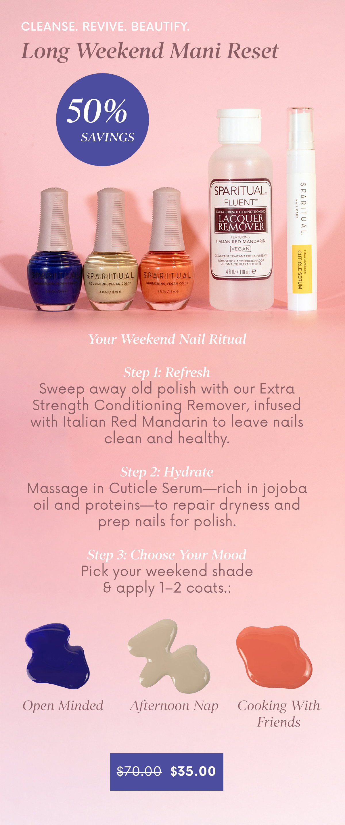 Long Weekend Mani Reset