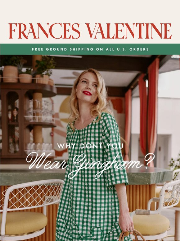 Gingham Season Has Arrived