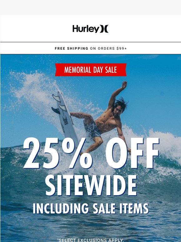 Score 25% off sitewide 😎