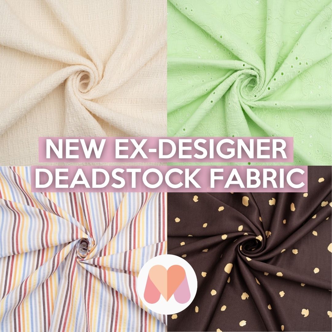Discover our latest range of ex-designer deadstock fabric