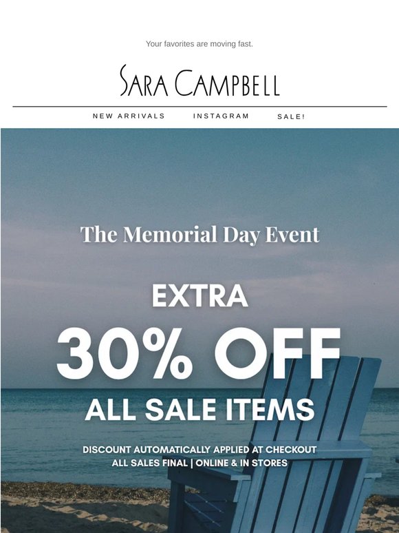 The Team’s Favorite Sale Styles — Extra 30% OFF