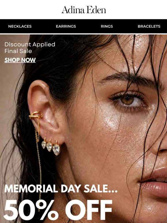50% OFF E.V.E.R.Y.T.H.I.N.G. 🔥