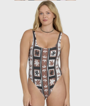 Stay Grounded Tanker One Piece Swimsuit