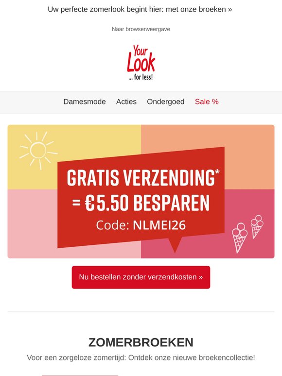 ☀️ Gratis verzending voor u | De mooiste zomerbroeken 👖