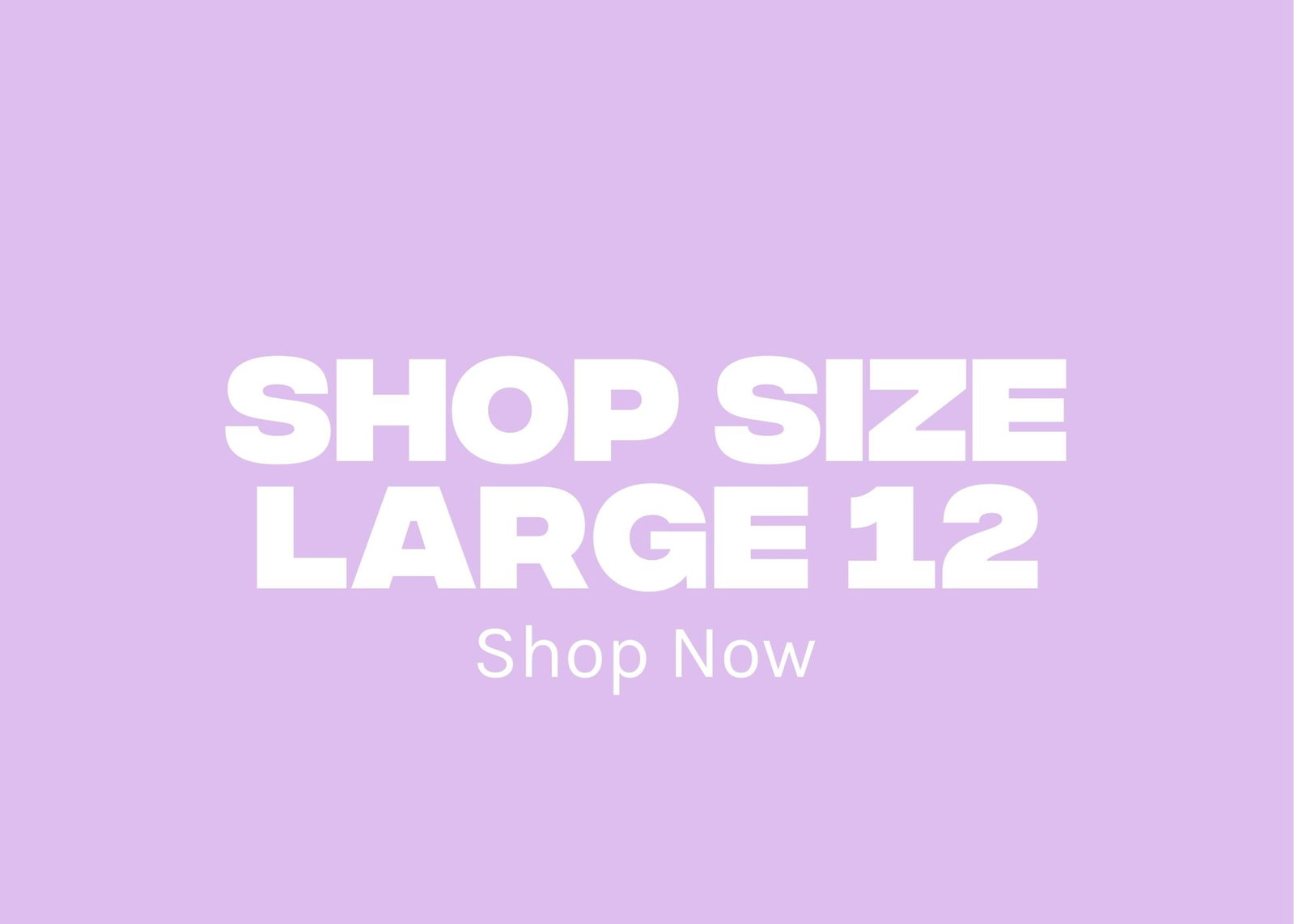 Shop Size Large 12