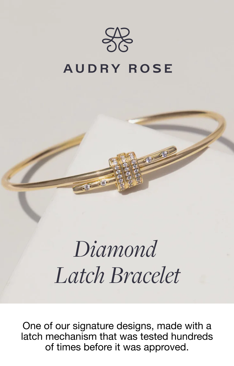 Diamond Latch Bracelet