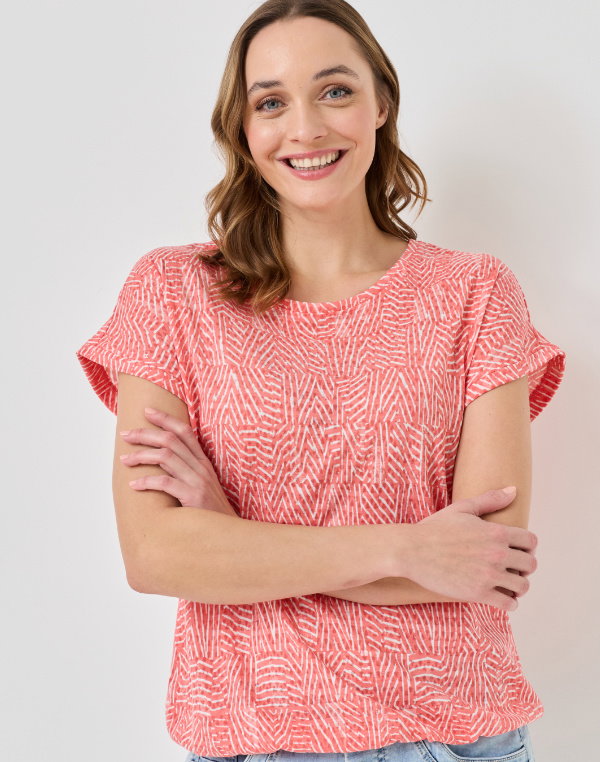 Leichtes Shirt mit dezentem Muster