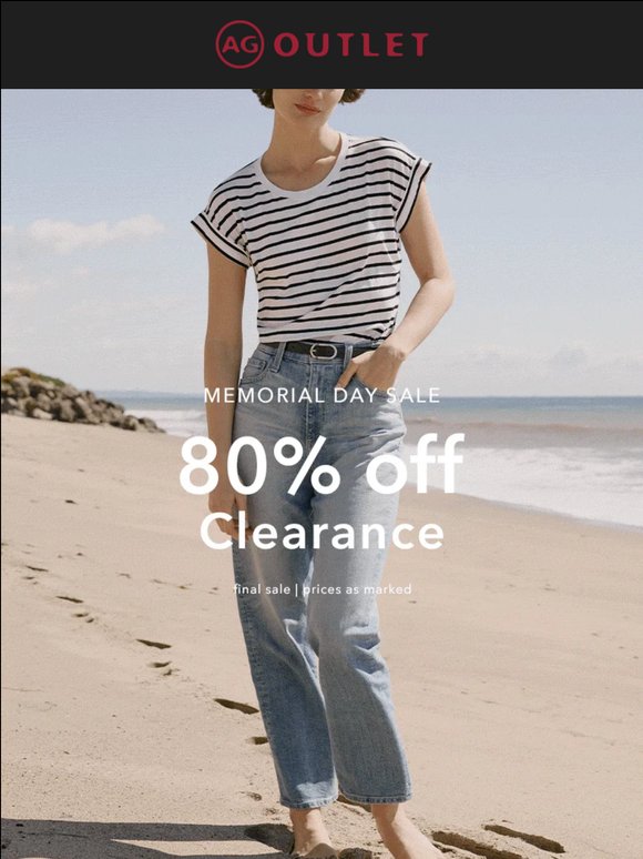80% Off Clearance During The Memorial Day Sale