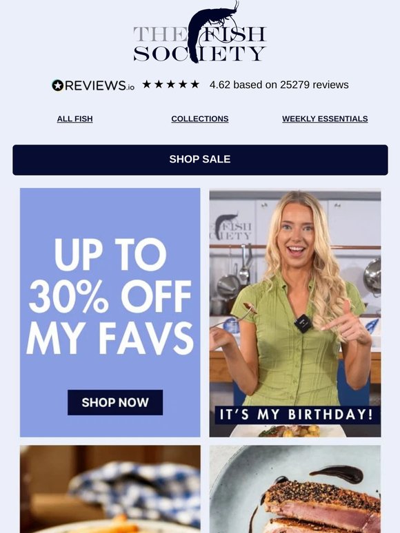 It’s My Birthday… So You Get Up To 30% Off My Favs🎉🐟