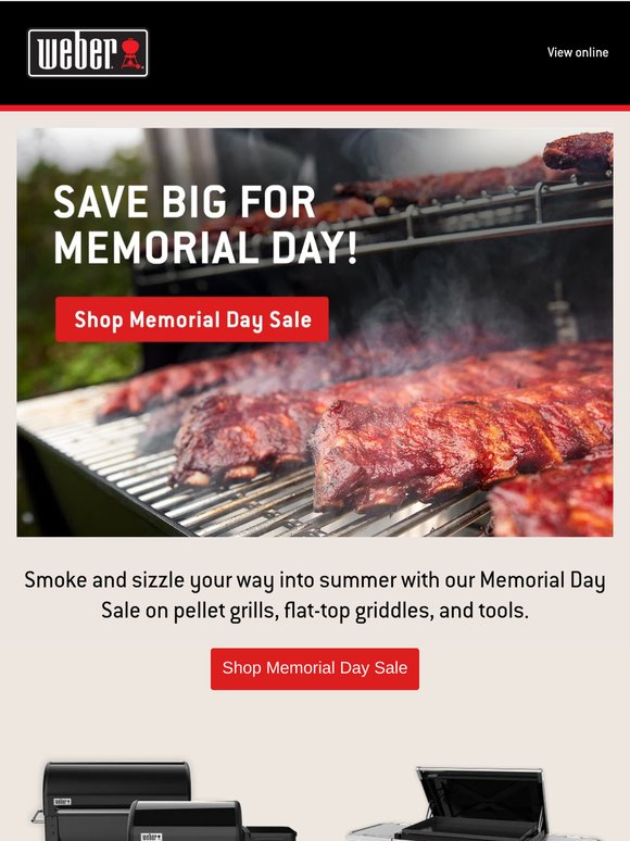 Sizzle Into Savings for Memorial Day!