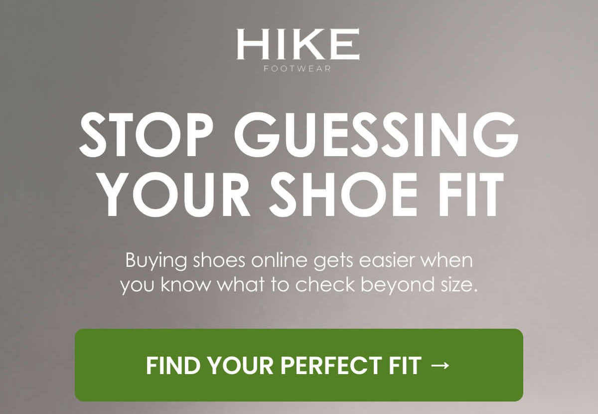 STOP GUESSING YOUR SHOE FIT