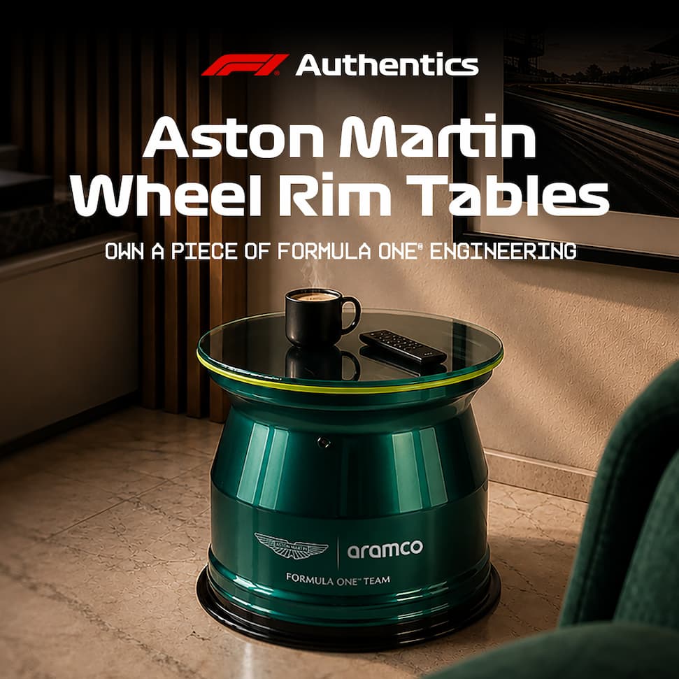 Aston Martin Aramco F1® Team Wheel Rim Tables