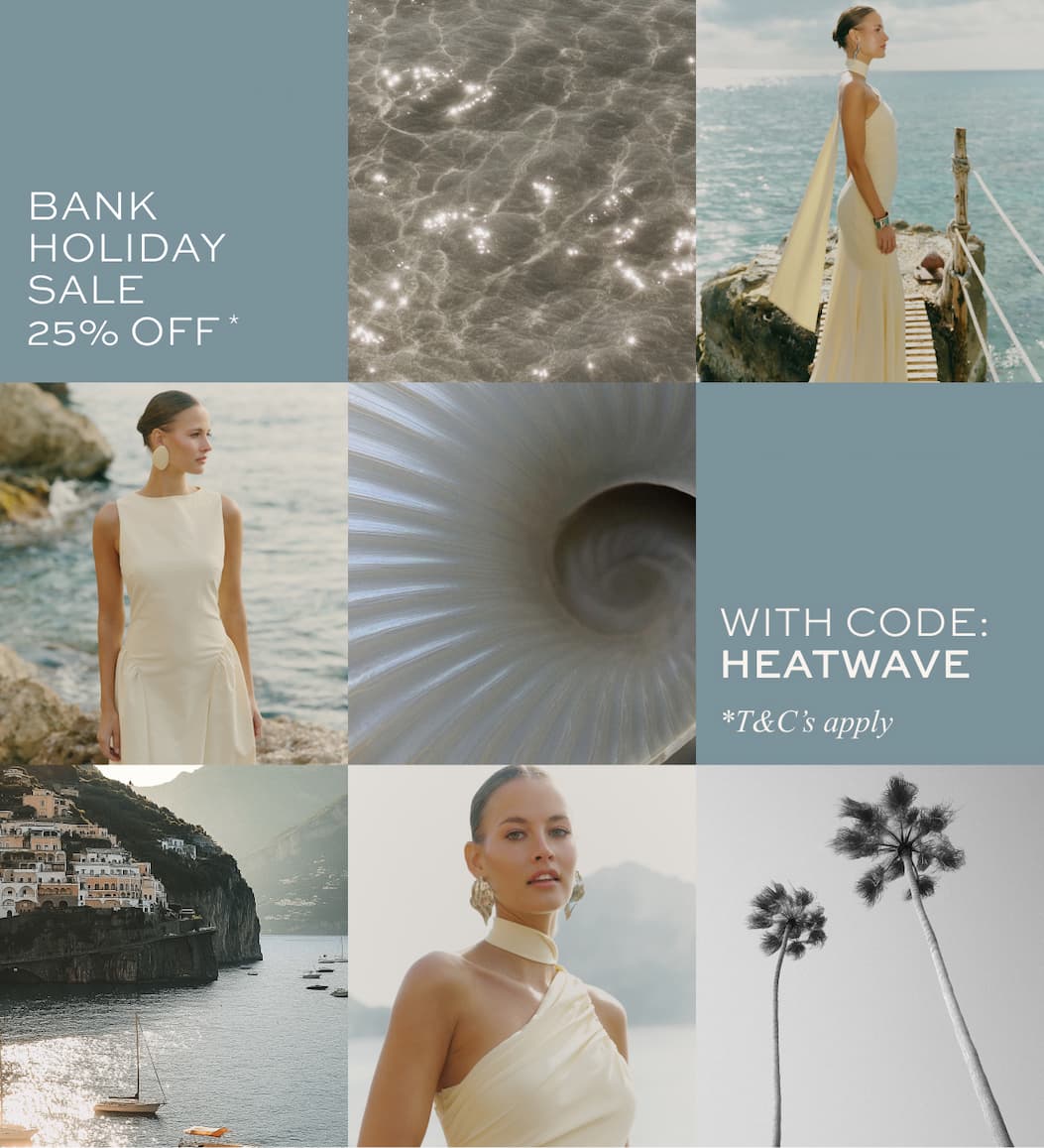 BANK HOLIDAY SALE 25% OFF | USE CODE: HEATWAVE