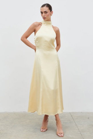 Skylar Halterneck Midaxi Dress