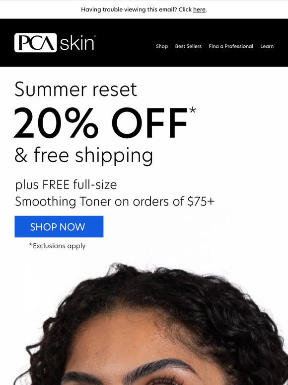 Don't miss this: 20% OFF* + Free shipping + Free toner