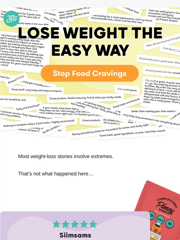 Weight loss, simplified