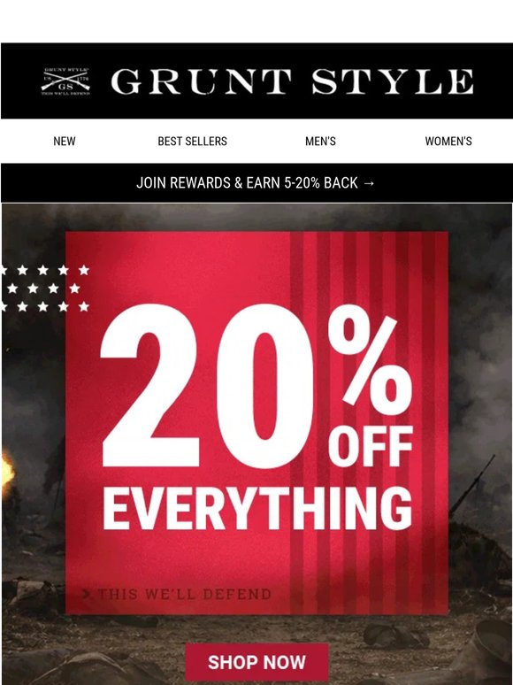 ⏰FINAL HOURS 20% OFF EVERYTHING