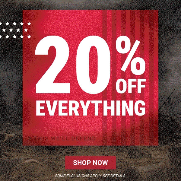 SHOP 20% OFF EVERYTHING