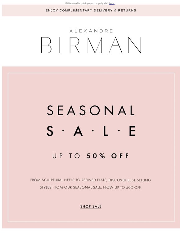Most Loved: Seasonal Sale