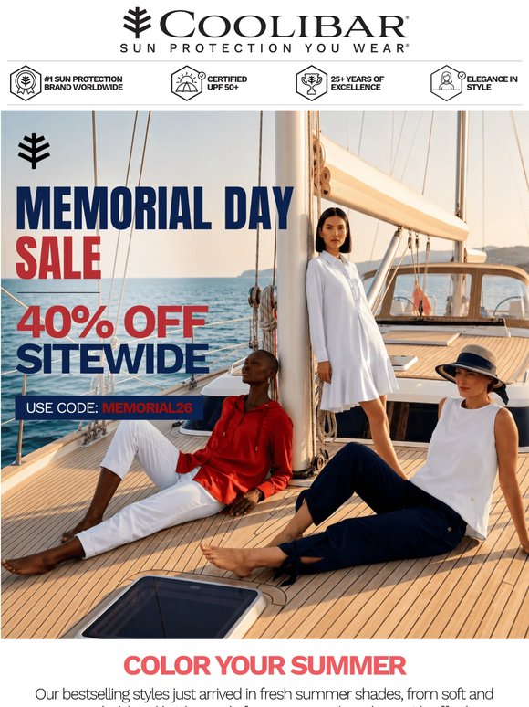 Color Your Summer | New Hues 40% OFF