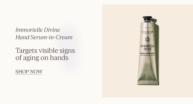 IMMORTELLE DIVINE HAND SERUM-IN-CREAM | TARGETS VISIBLE SIGNS OF AGING ON HANDS | SHOP NOW