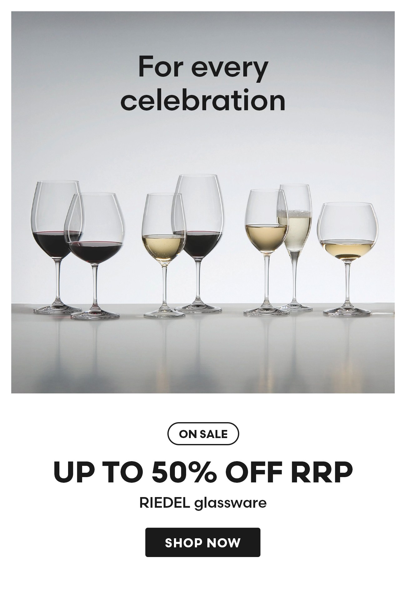 RIEDEL glassware