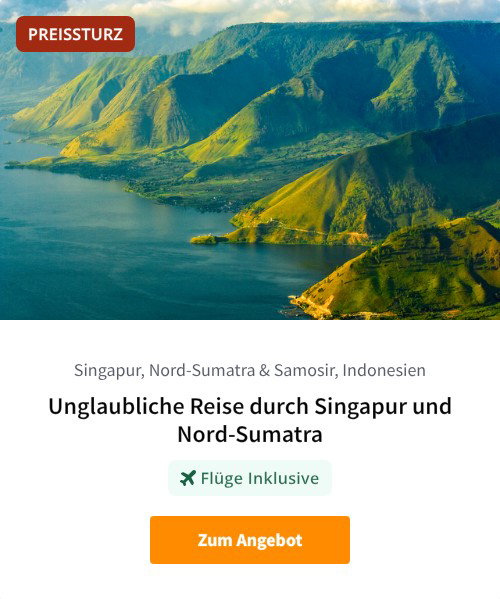 Unglaubliche Reise durch Singapur und Nord-Sumatra