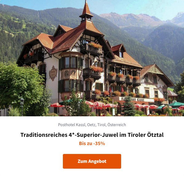Traditionsreiches 4*-Superior-Juwel im Tiroler Ötztal