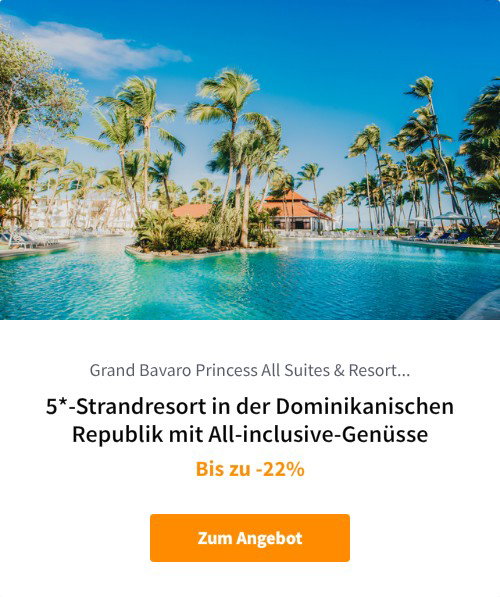 5*-Strandresort in der Dominikanischen Republik mit All-inclusive-Genüsse