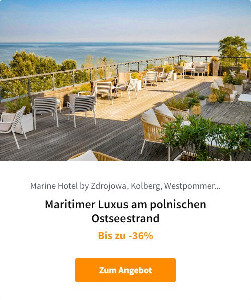 Maritimer Luxus am polnischen Ostseestrand