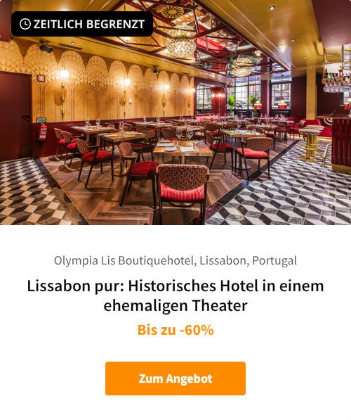 Lissabon pur: Historisches Hotel in einem ehemaligen Theater