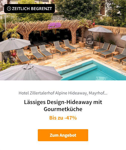 Lässiges Design-Hideaway mit Gourmetküche