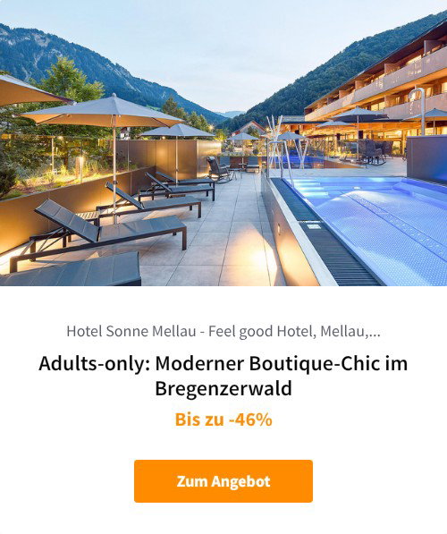 Adults-only: Moderner Boutique-Chic im Bregenzerwald
