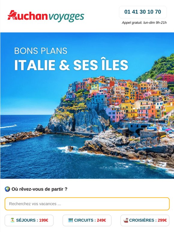 🌞🍝 Italie & ses îles : nos bons plans !