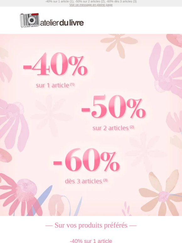 Rappel : jusqu'à -60% sur vos produits photo