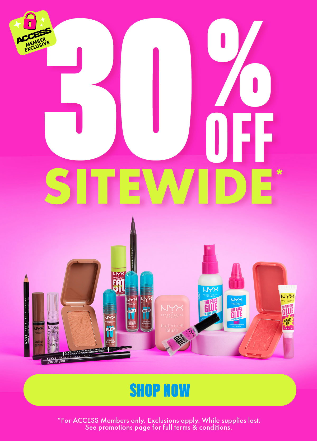 30% OFF SITEWIDE*