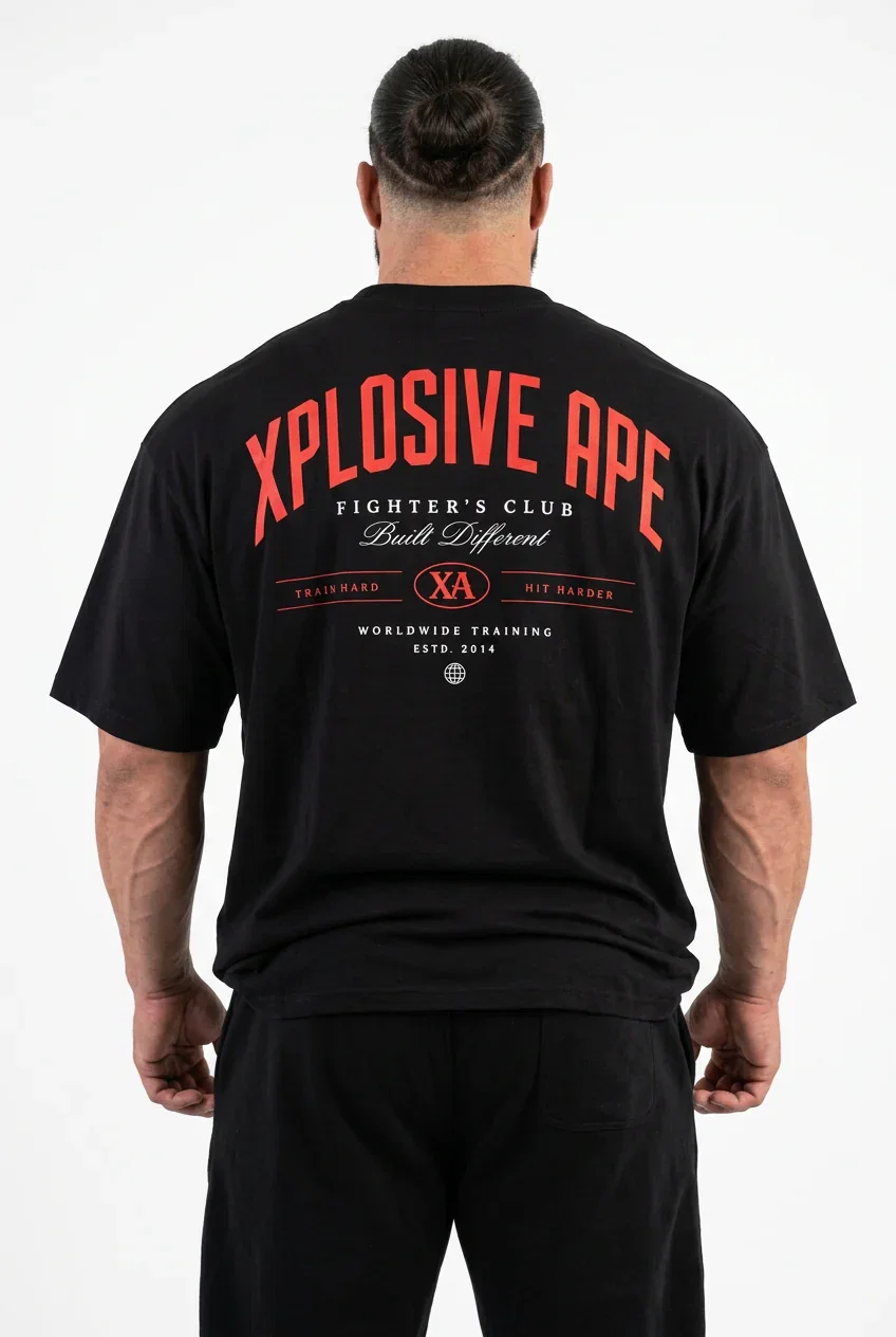 Image of XAPE Powerhouse Oversized Tee - Black