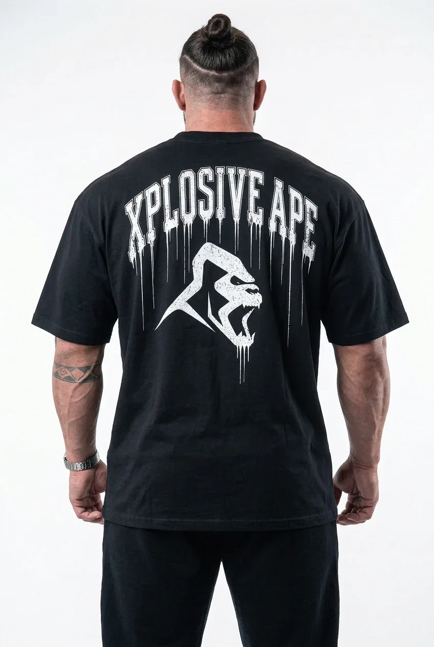 Image of XAPE Ape Authority Oversized Tee - Black