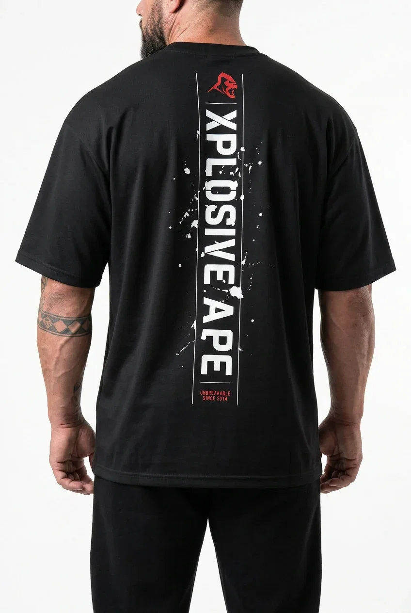 Image of XAPE Track Force Oversized Tee - Black