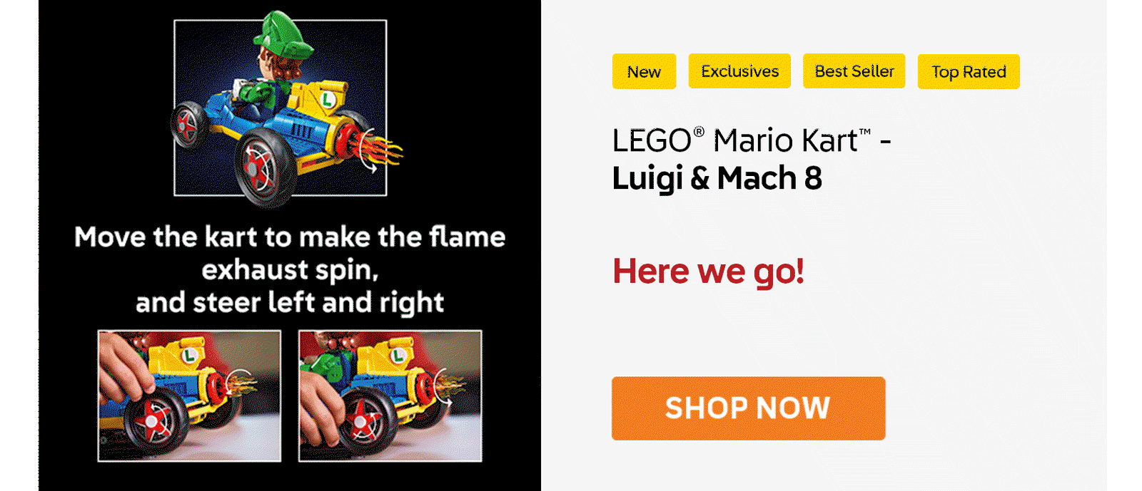 LEGO® Mario Kart™ – Luigi & Mach 8