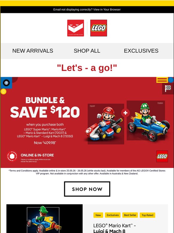 🕹️ Unlock $120 Off Your Next Super Mario™ Adventure!