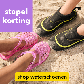 Tot 30% stapelkorting op waterschoenen!